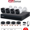 DAHUA KITXVR1B04-I+HFW1200CMA -Kit de 4 canales con cámaras de 2MP y audio. Incluye DVR Cooper-I WizSense con IA y H.265+, 4 cámaras metálicas con micrófono integrado, 4 canales más 1IP o hasta 5 canales IP, 4 canales SMD Plus y accesorios incluidos/
