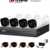 DAHUA KITXVR1B04H-I+4B2A51 -Kit de 4 Ch de 5 MP/ DVR Cooper-I WizSense/Con IA/ H.265+/4 Camaras B2A51 Metalicas/4 Ch + 1 IP o Hasta 5 Ch IP/ 4 Ch SMD Plus/Busqueda de Humanos y Vehiculos/Accesorios Incluidos