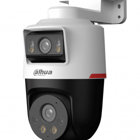DAHUA DH-IPC-PTS2249B-E2-S-PV-PRO Cámara IP PT dual de 2MP+2MP Lente 3.6/ WizColor/SMD Plus/ Protección perimetral/ Hasta 30 m/ Iluminador dual inteligente/ Audio bidireccional/Disuasión activa de luz y sonido/Ranura micro SD/ PoE/ IP66#LoNuevo #DWIZ #WIP