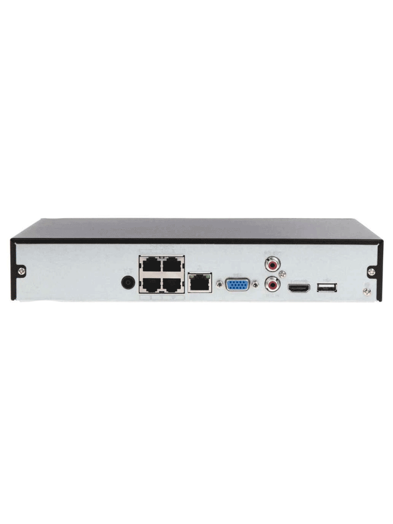 DAHUA NVR1104HS-P-S3/H - NVR de 8 Megapixeles/ 4k/ 4 Canales IP/ 4 puertos PoE/ Smart H.265+/ Rendimiento de 80 mbps/ Salida de Video HDMI&VGA/ 1 Bahía de Disco Duro de Hasta 8TB/ Soporta Camaras con Protocolo Onvif & RTSP/ - Imagen 2