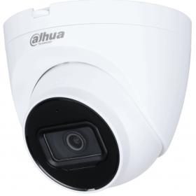 DAHUA HAC-HDW1801TQN-A - Camara Domo 4k/ 8 Megapixeles con Microfono Integrado/ Lente de 2.8mm/ 106 Grados de Apertura/ IR de 40 Metros/ Super Adapt/ Instalación Rapida/ WDR Real de 120 dB/ IP67/ Soporta: CVI/CVBS/AHD/TVI/