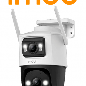 IMOU Cruiser Dual 10MP (IPC-S7XN-10M0WED ) - Cámara IP PT Dual Wifi Full Color con lente Fijo de 5 Megapixeles + Lente PT 5 Megapixeles. Cuenta con 30 m de Iluminación Nocturna y Audio Bidireccional con micrófono y tecnología IMOU Sense