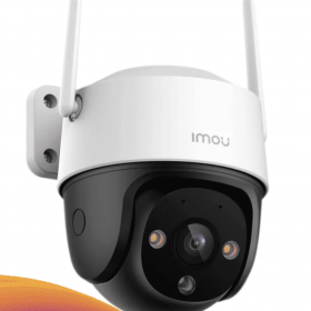 IMOU Cruiser SE+ 3MP (IPC-K7CN-3H1WE) - Cámara IP PT de 3MP con WiFi ofrece Full Color, audio bidireccional, 30m, micrófono y altavoz, disuasión activa sirena 110dB, autotracking, ranura MicroSD e IP66.