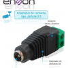 ENSON ENS-FC01 - Conector De Corriente Ens-Fc01 Hembra Enson Tipo Jack 3.5 Mm Para Camaras Cctv / Con Bloque Polarizado / Medidas: 2.1 X 5.5 Mm.